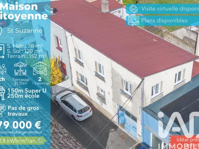 Vente Maison/villa 4 pièces