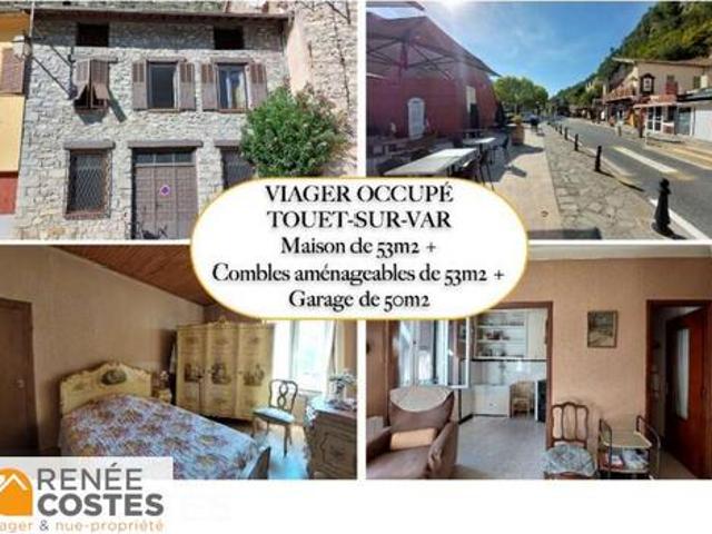 Vente Maison 3 pièces 53 m2 Touët sur Var