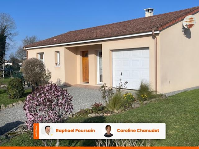 Vente Maison 3 pièces 61 m2 Châteauponsac