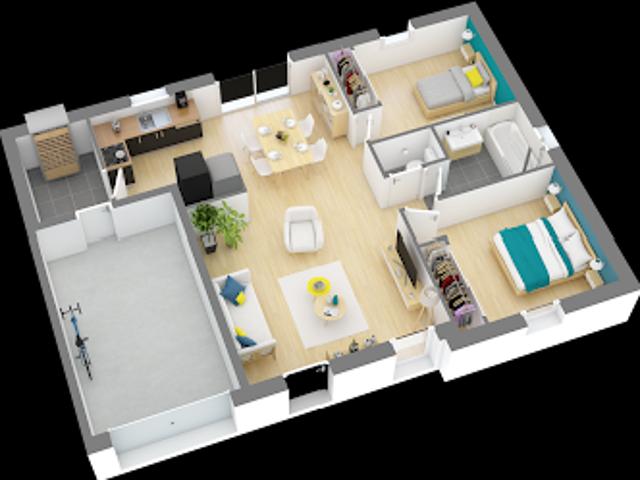 Vente Maison 3 pièces 63 m2 Lévignacq