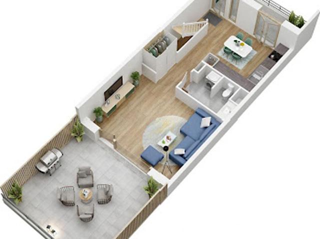 Vente Maison 3 pièces 70 m2 Cergy