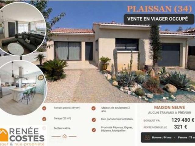Vente Maison 3 pièces 79 m2 Montpellier