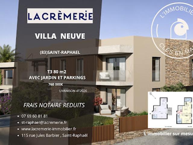 Vente Maison 3 pièces 80.16 m2 Saint raphael