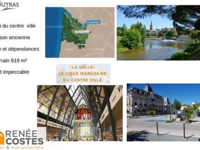 Vente Maison 3 pièces 82 m2 Coutras