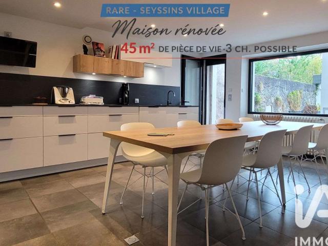 Vente maison 3 pièces Seyssins 38
