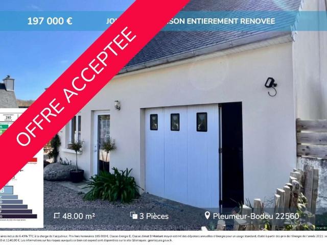 Vente maison 3 pièces Pleumeur Bodou 22