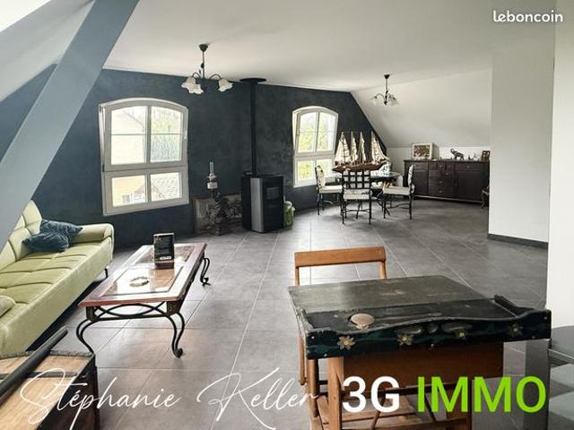 Vente | Maison | 3p | 2ch | 79.6 m² | Hilsenheim | Expo Sud | Terrasse · Jardin