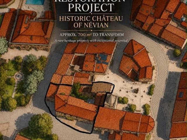 Vente Maison 25 pièces 750 m2 Névian