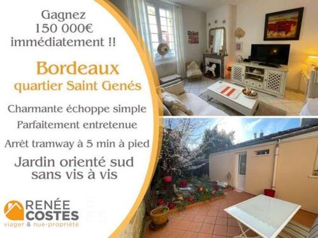 Vente Maison 2 pièces 52 m2 Bordeaux