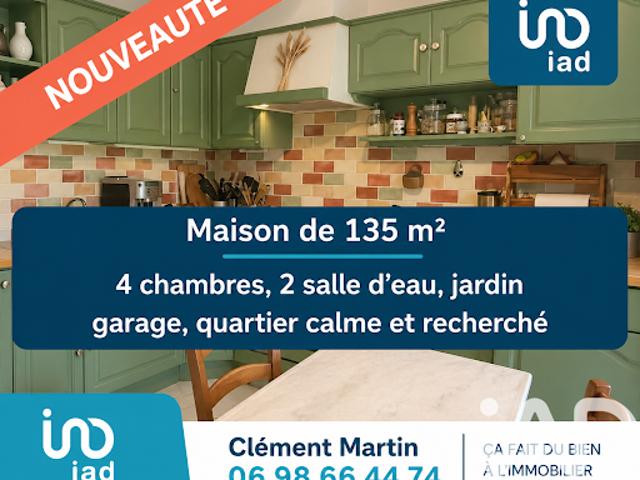 Vente Maison 7 pièces 135 m2 Saint Maur