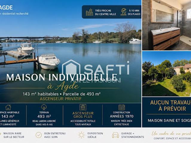 Vente Maison 7 pièces 143 m2 Agde