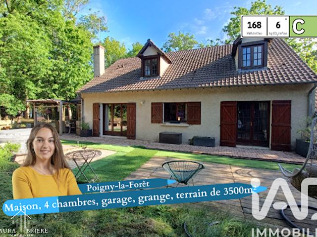 Vente Maison 7 pièces 186 m2 Poigny la Forêt