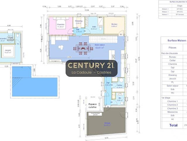 Vente Maison 7 pièces 195 m2 Saint Gély du Fesc