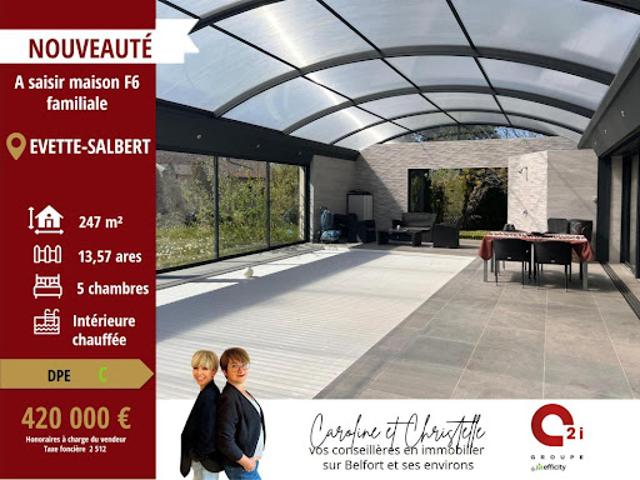 Vente Maison 7 pièces 247 m2 Evette Salbert
