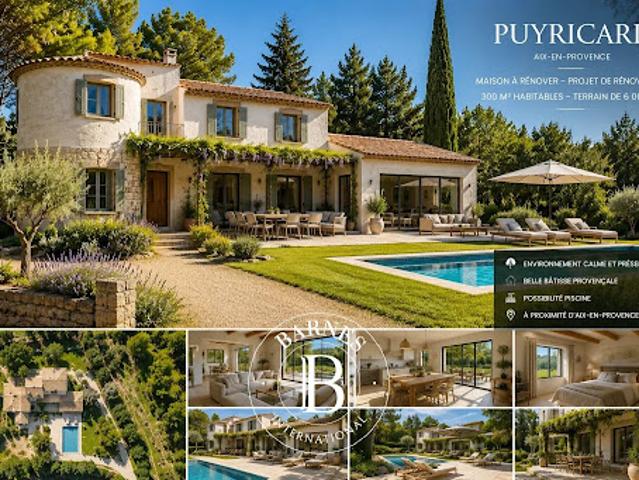 Vente Maison 7 pièces 290 m2 Aix en Provence