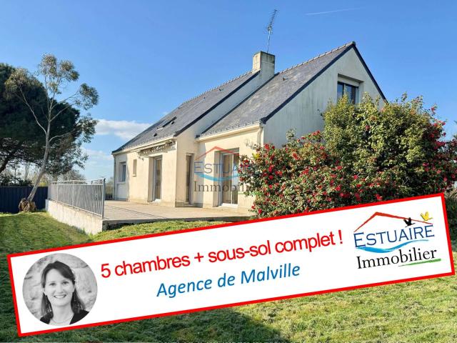Vente maison 7 pièces Malville 44