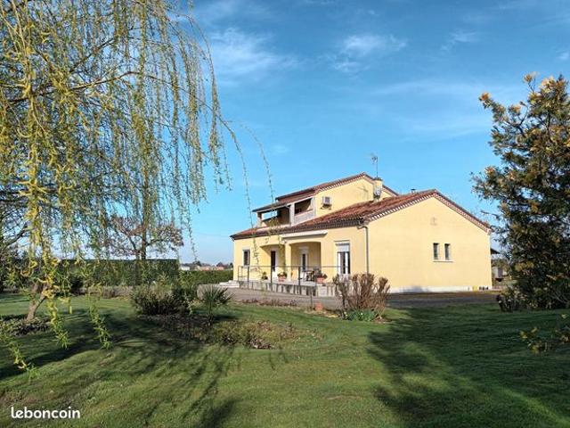 Vente | Maison | 7p | 4ch | 138 m² | Saint Nicolas de la Grave | Terrasse · Balcon · Piscine