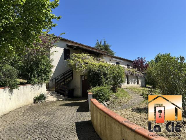 Vente maison 4 chambres avec garage et jardin. 134m² Bon Encontre