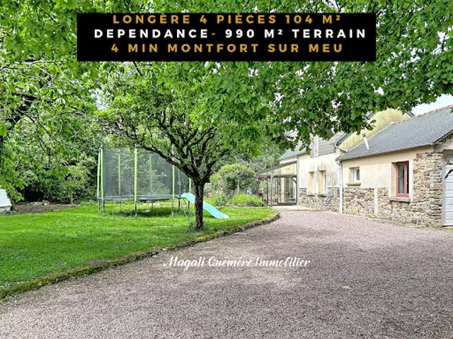Vente Maison 4 pièces 104 m2 Montfort sur Meu