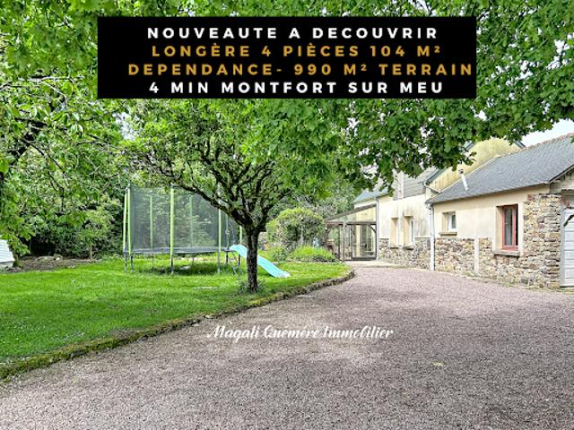 Vente Maison 4 pièces 104 m2 Montfort sur Meu