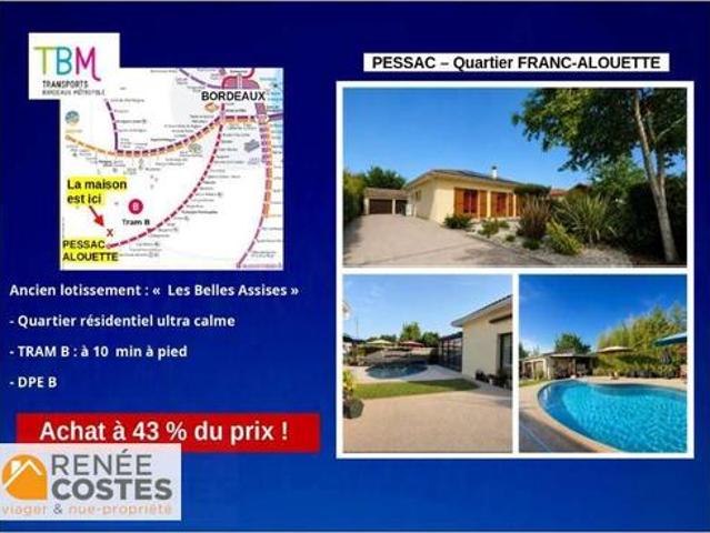 Vente Maison 4 pièces 105 m2 Pessac