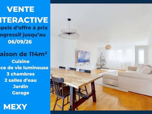 Vente Maison 4 pièces 114 m2 Mexy