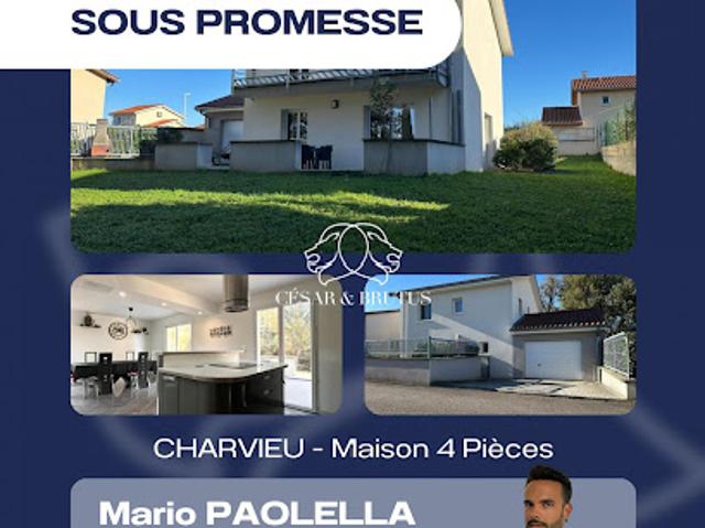 Vente Maison 4 pièces 112.36 m2 Charvieu Chavagneux