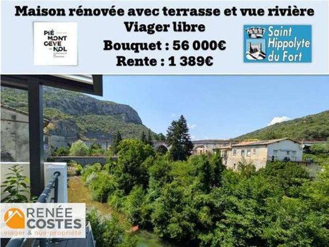Vente Maison 4 pièces 149 m2 Saint Hippolyte du Fort