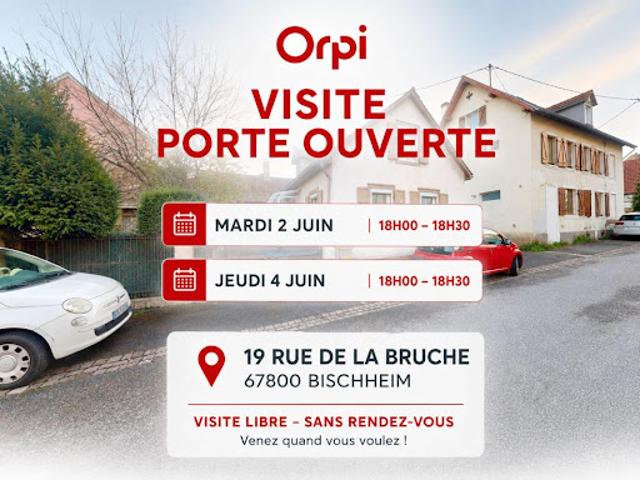 Vente Maison 4 pièces 82 m2 Bischheim