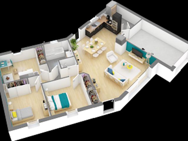 Vente Maison 4 pièces 83 m2 Lignières de Touraine