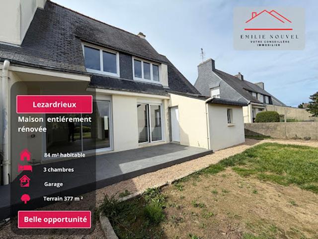 Vente Maison 4 pièces 84.5 m2 Lézardrieux