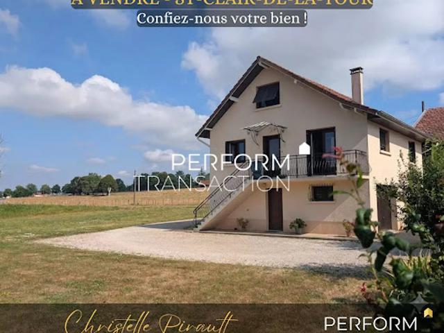 Vente Maison 4 pièces 86.72 m2 Saint Clair de la Tour