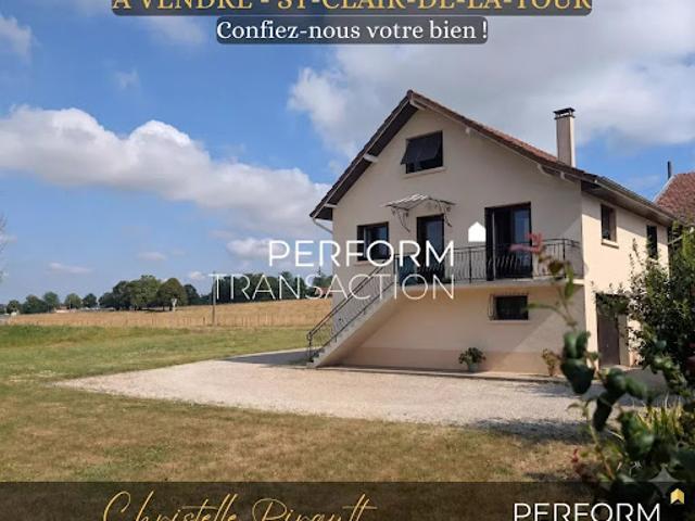Vente Maison 4 pièces 86.72 m2 Saint Clair de la Tour