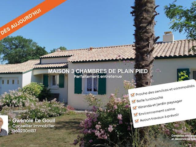 Vente Maison 4 pièces 88 m2 L'Aiguillon sur Vie