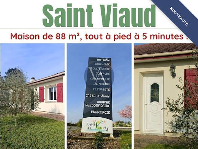 Vente Maison 4 pièces 88 m2 Saint Viaud