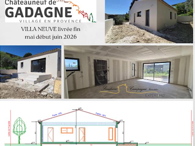 Vente Maison 4 pièces 90.01 m2 Châteauneuf de Gadagne