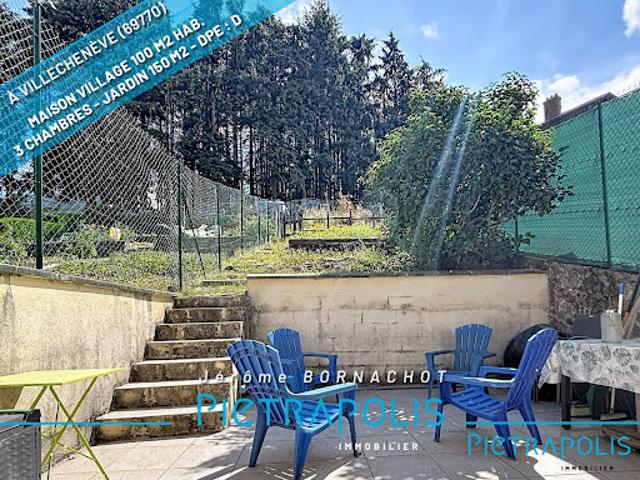 Vente Maison 4 pièces 90 m2 Villecheneve