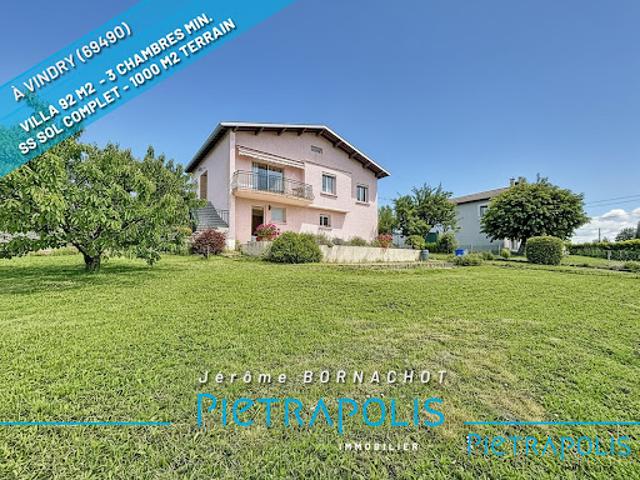 Vente Maison 4 pièces 92 m2 Vindry sur Turdine