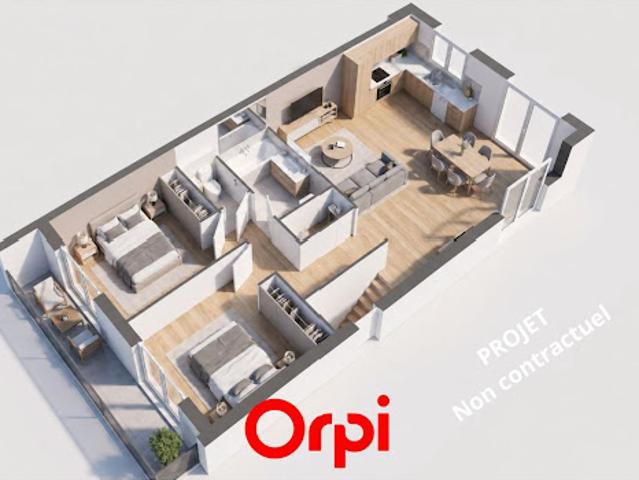 Vente Maison 4 pièces 96.5 m2 Frontonas