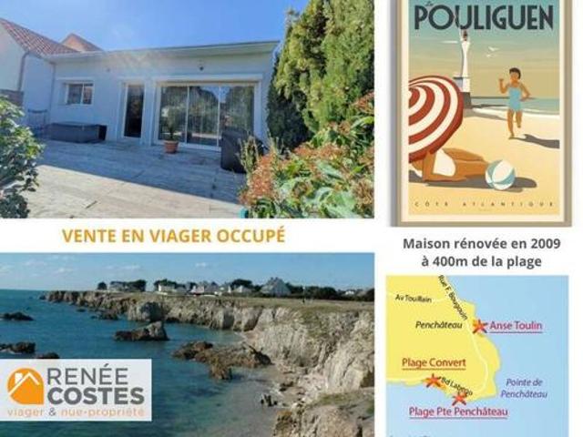Vente Maison 4 pièces 97 m2 Le Pouliguen