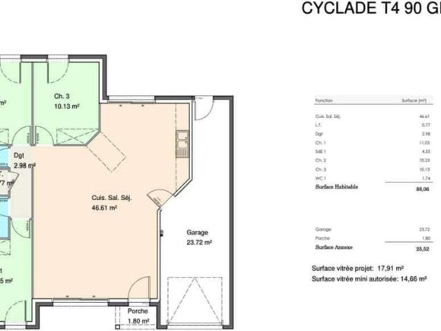 Vente maison 4 pièces Challans 85