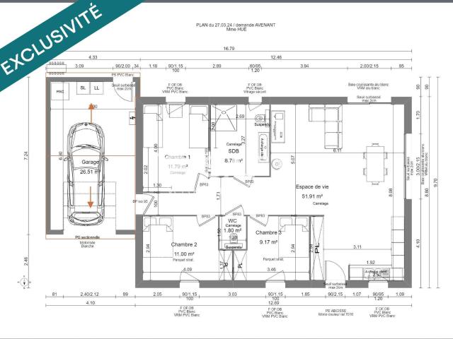 Vente maison 4 pièces Hermanville sur Mer 14