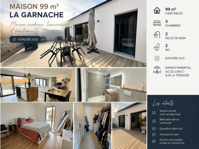 Vente maison 4 pièces La Garnache 85