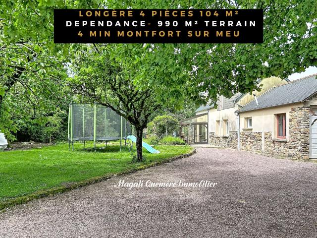 Vente maison 4 pièces Montfort sur Meu 35