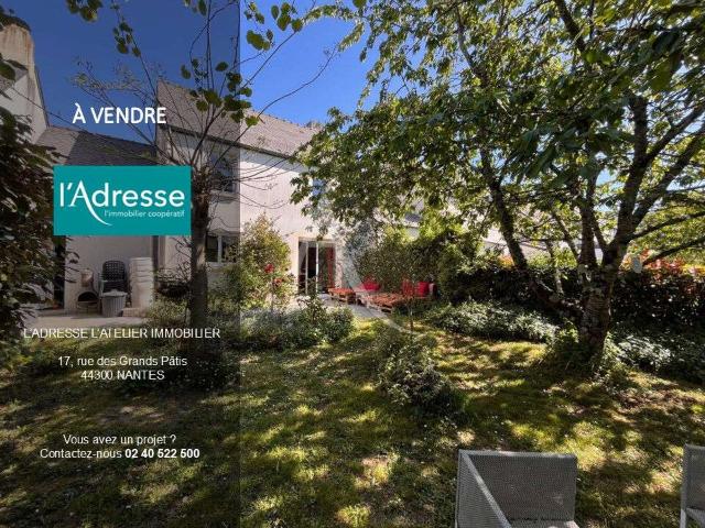 Vente maison 4 pièces Nantes Beaujoire Saint Joseph 44