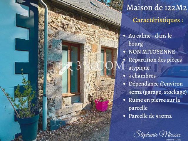 Vente maison 4 pièces Saint Donan 22