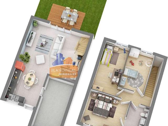 Vente maison 4 pièces Port Saint Père 44