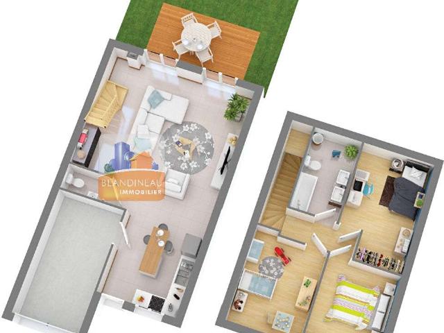 Vente maison 4 pièces Port Saint Père 44