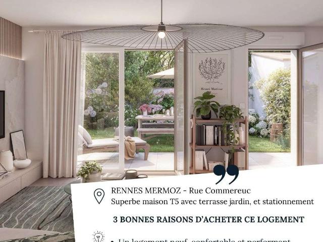 Vente maison 4 pièces Rennes Saint Jacques 35