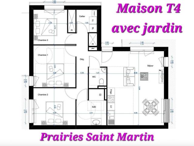 Vente maison 4 pièces Rennes 35